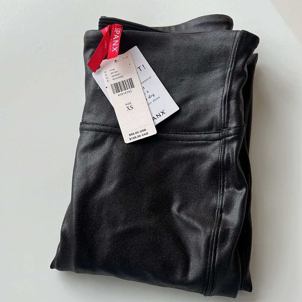SPANX Faux Leather Leggings